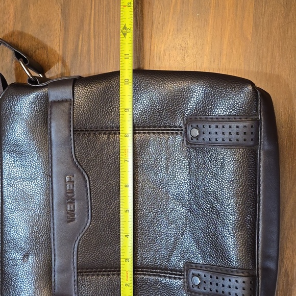 Weixier Men's Brown Crossbody Bag - Picture 8 of 10